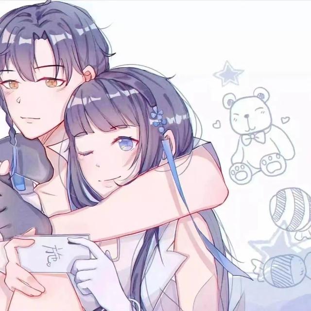 王者情侣头像一男一女情头q版，爆好看的王者荣耀男女头像、情侣头像