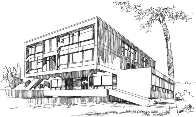 建筑画技法手绘，钢笔画手绘建筑教程