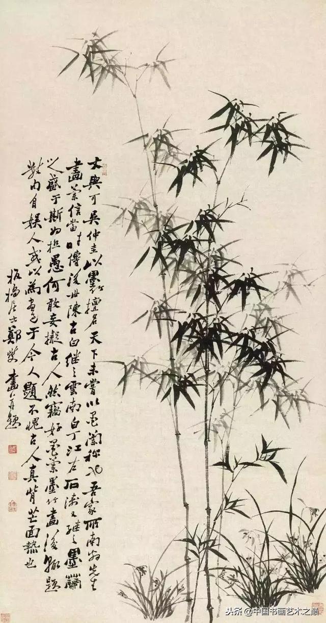 郑板桥写意画欣赏，郑板桥一生只画兰
