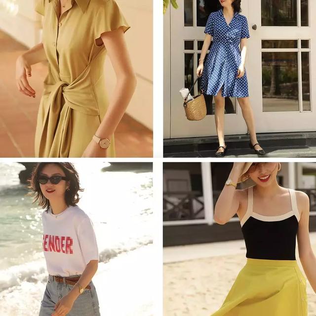 很流行的轻复古女装照着穿就够美，复古女人味搭配示范