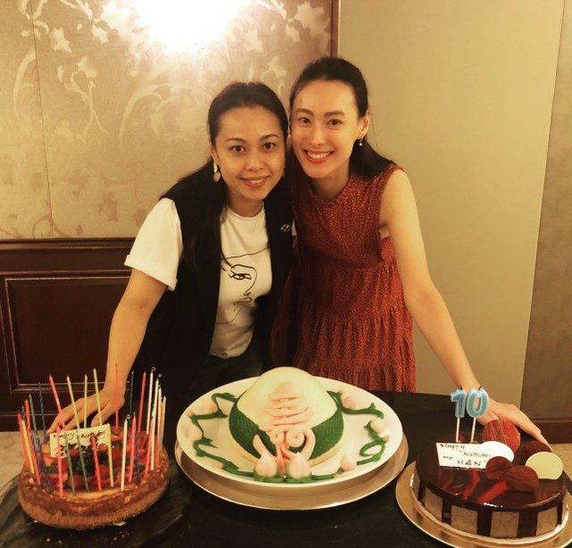 李澤楷前女友梁洛施慶生，曬兒子做的蛋糕很幸福，32歲依舊有韻味 娛樂八卦吃瓜 第5张