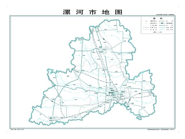 漯河召陵区地图高清常村版，漯河地图郾城源汇