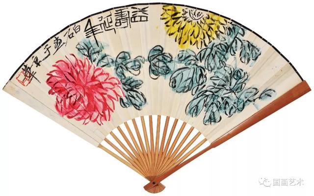 齐白石琉璃画梅兰竹菊，东篱佳色齐白石