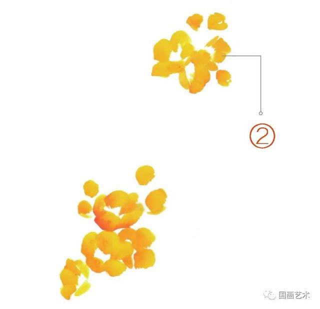 王成喜写意梅花的画法教程，图文教程白梅红梅