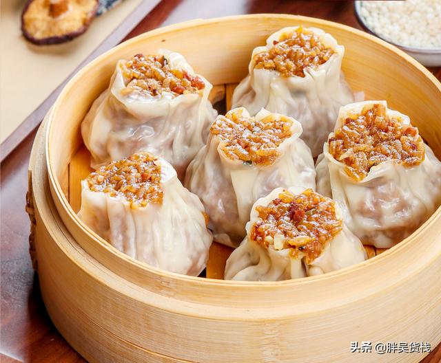 烧麦的制作方法和花式包法，肉丁做成的烧麦