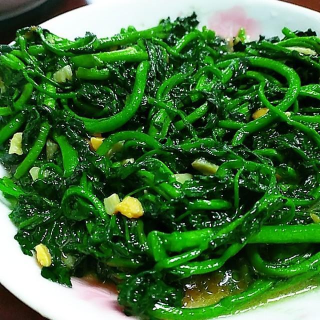 西洋菜应该怎么炒，这样的清炒西洋菜你吃过吗