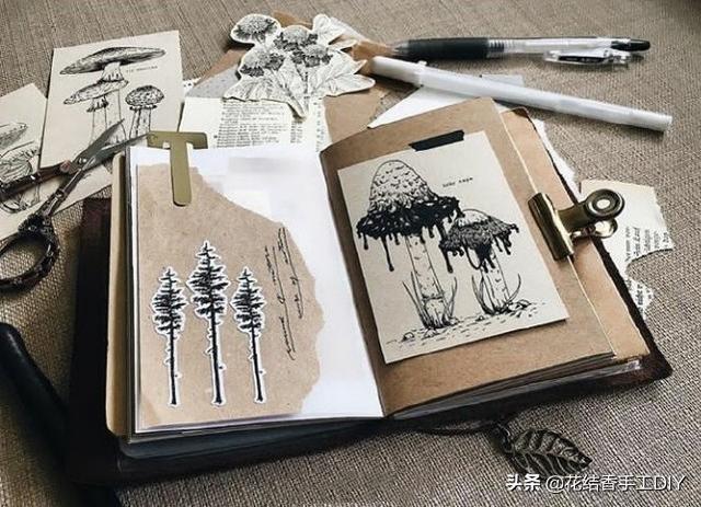 简单又好看的手帐diy，10组彩色简单易学的手帐排版设计~需要的转走吧