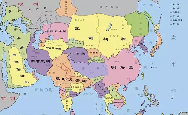 明朝时期的版图，从地图看明朝疆域变迁