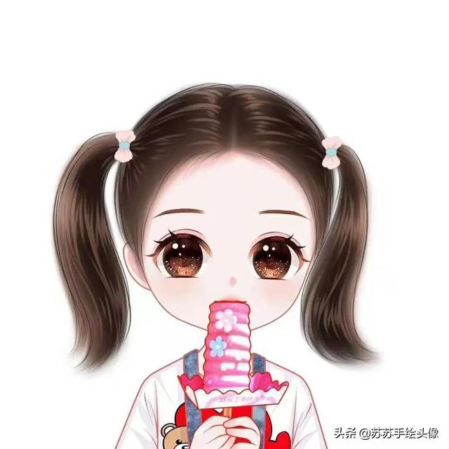 可爱卡通头像少女心，女生头像少女心可爱萌卡通（可爱卡通女生头像）