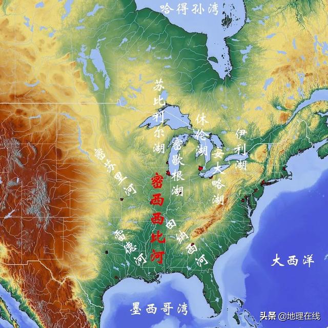 地图最大的河流，地形图看世界流域面积最大十条河流
