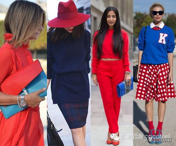 红色和哪两色搭配好看，过年红大红色这样搭