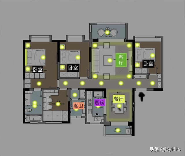 打造全屋智能灯光看这篇就够了，全屋智能灯光五光十色