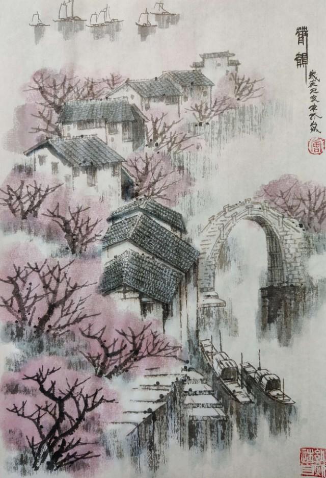 春夏秋冬怎么画，国画春夏秋冬四季简笔画