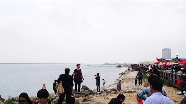 金山免费沙滩地点，周末清凉一“夏”奉贤碧海金沙和金山城市沙滩游玩攻略来啦