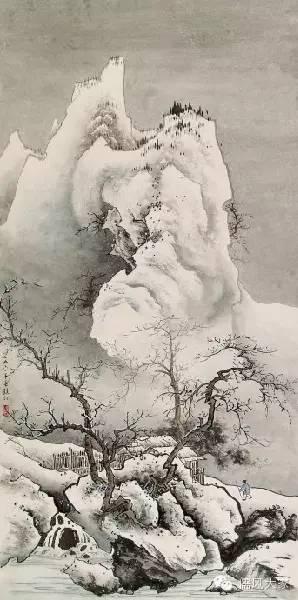 稚子弄冰诗配画，关于冬天的雪梅的古诗配画（帮孩子收藏的古诗配画模板）