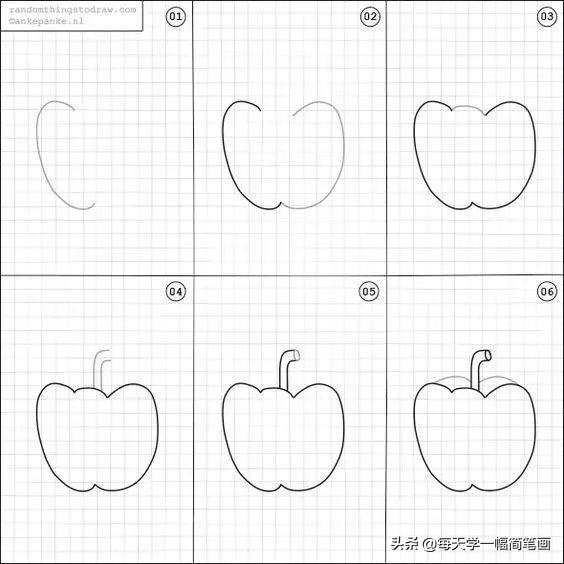 一张简单又漂亮的画，漂亮又简单的简笔画教程（简单又好看的线条画#一支笔画出你的世界）