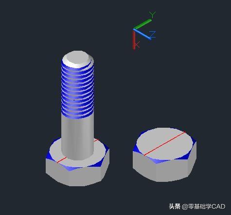 螺栓和内螺纹的画法和标注，机械制图基础知识之螺纹画法