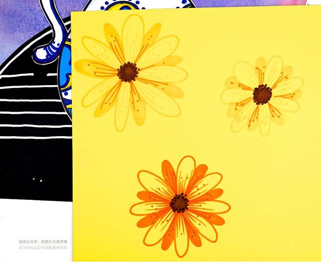 6到8岁的儿童画教程花，教程丨少儿美术课程《牡丹》