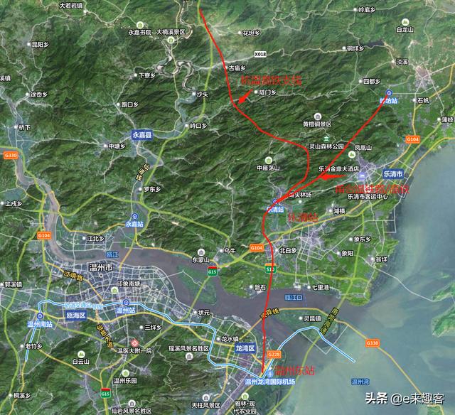 甬台温高铁二线走向，最新国家铁路网建设及规划示意图•2022年10月23日更新