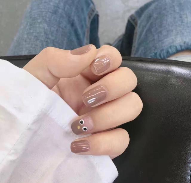 好看的显白的纯色美甲推荐，好看又显白系列美甲