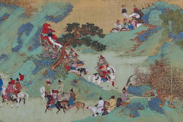 明朝末年的一位大将，明朝灭亡的时候非常有气节的大臣