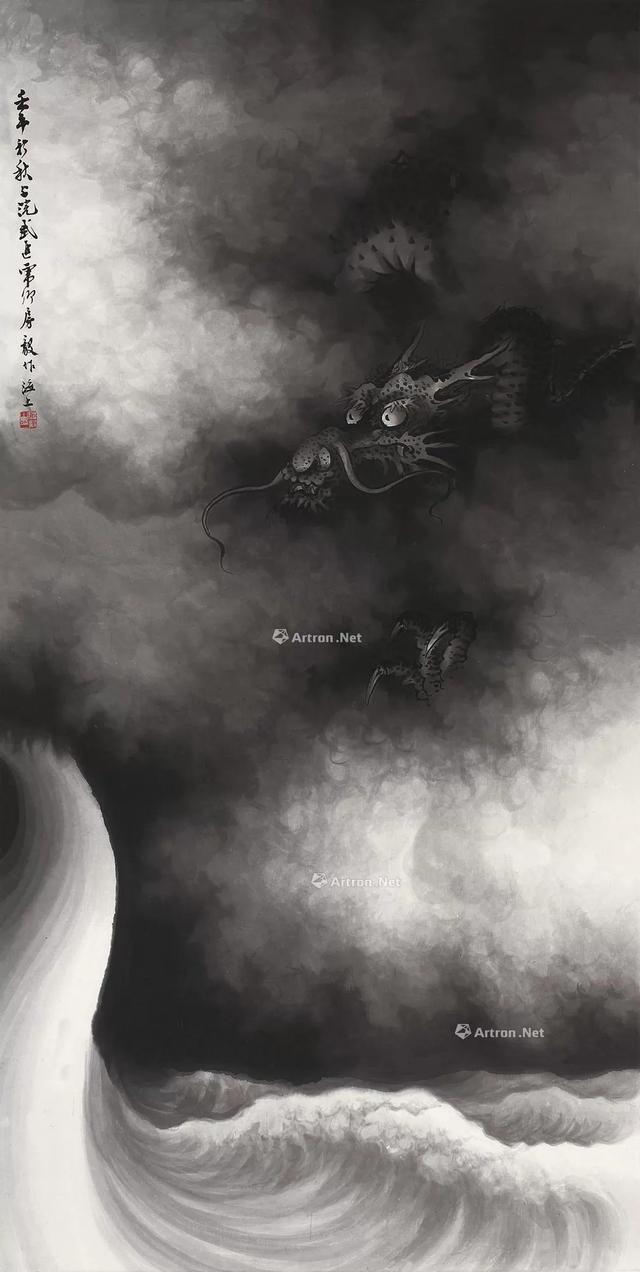 大师画不一样的龙，民间牛人在墙角画一条龙