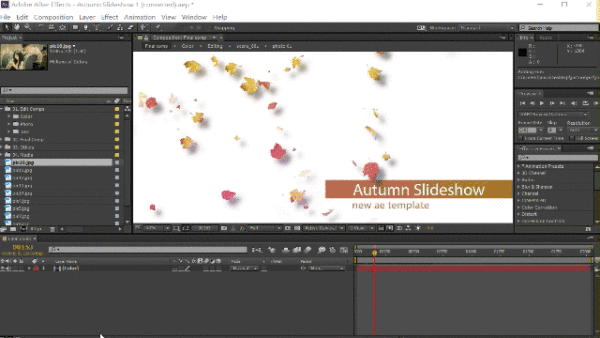 ae模板使用教程，入门就从学会套模板开始