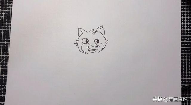 狐假虎威怎么画，狐假虎威简笔画儿童画