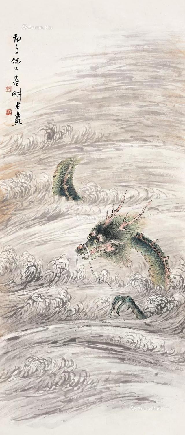 大师画不一样的龙，民间牛人在墙角画一条龙