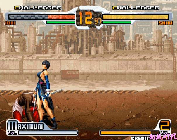 街机游戏中那些无法直视的必杀技，拳皇八神庵的技能