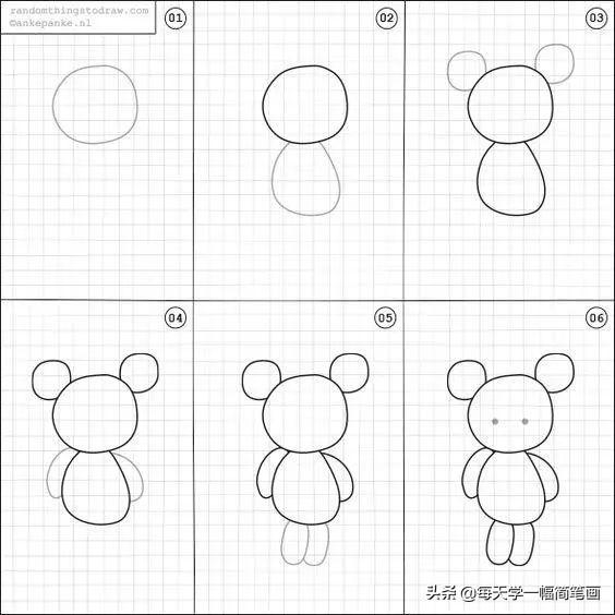 一张简单又漂亮的画，漂亮又简单的简笔画教程（简单又好看的线条画#一支笔画出你的世界）