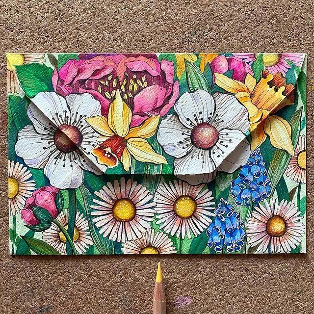 妙笔生花水墨画教程，教科书级别的植物线描