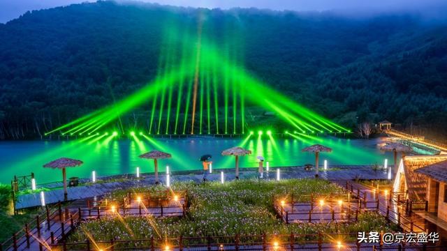 承德坝上草原全景，承德如画美景丰宁坝上草原