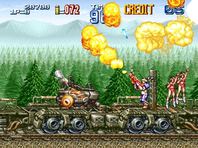 街机游戏合金弹头游戏顺序，游戏厅那些类似合金弹头的游戏