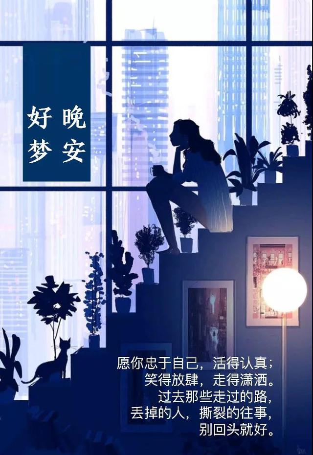 晚安心语181109：我会努力变成你喜欢的样子，然后打死也不跟你在一起