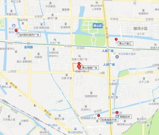 杭州萧山恒隆广场更名升级，西湖时代广场和萧山恒隆