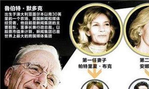 默多克第一任妻子现状，与66岁新娘相识不到一年