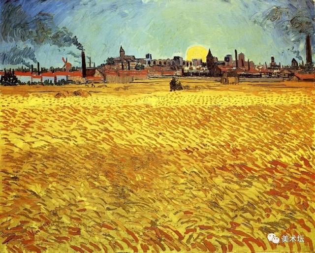 梵高麦田系列作品，文森特