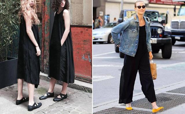 穿浅口单鞋好看吗，奔四的女人别穿运动鞋了