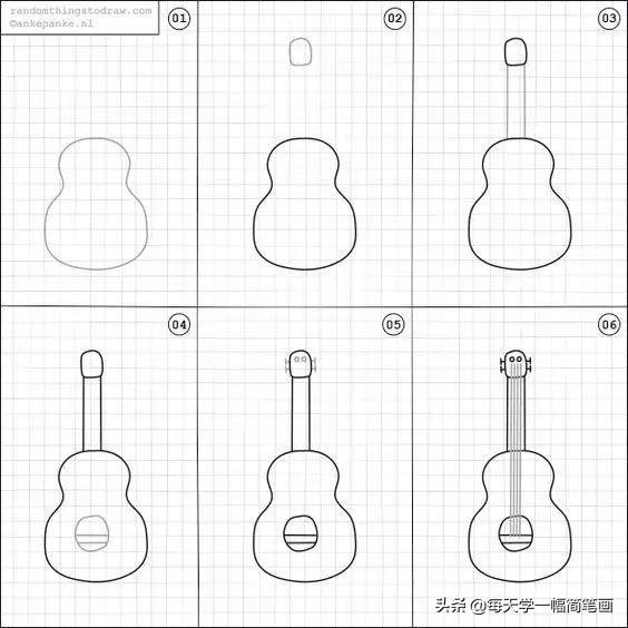 一张简单又漂亮的画，漂亮又简单的简笔画教程（简单又好看的线条画#一支笔画出你的世界）