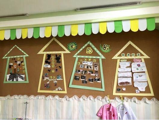 再见了幼儿园主题墙图片，校园创意主题墙