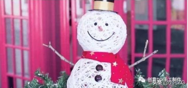 雪人制作手工简单又好看，多款雪人创意手工
