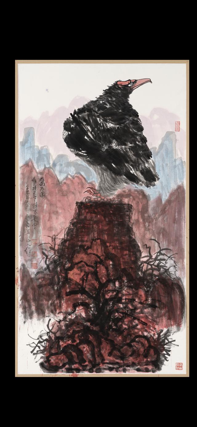 鹰画得最好的画家，书画双绝久负盛名