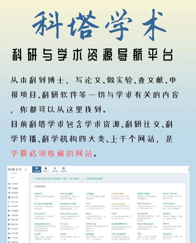 学霸必备的100个网站，学霸养成之必须知道的6个网站