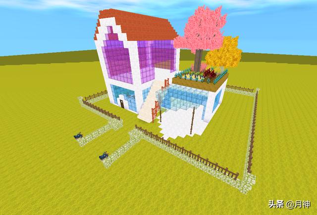 地表最豪华别墅设计，迷你世界大别墅10000平方米