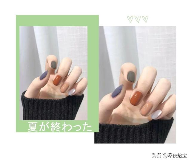 超级显白的基础款美甲，显白显嫩的美甲来一波儿~