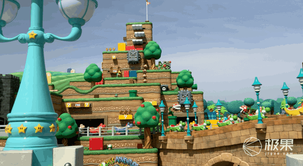 马里奥世界全景图，超级任天堂世界