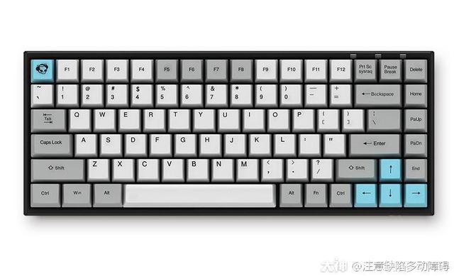 键盘基准键位图解，键盘斜着放是装X