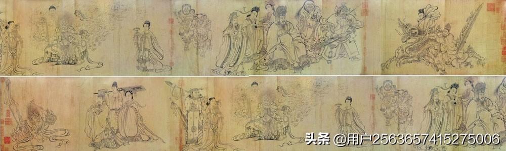 吴道子现存画作，吴道子存世的罕见作品地狱变相图送子天王图