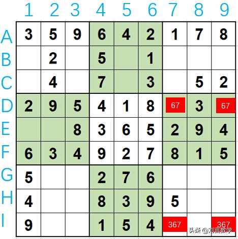 九宫数独入门基础教程，玩转数独之九宫数独初级技巧